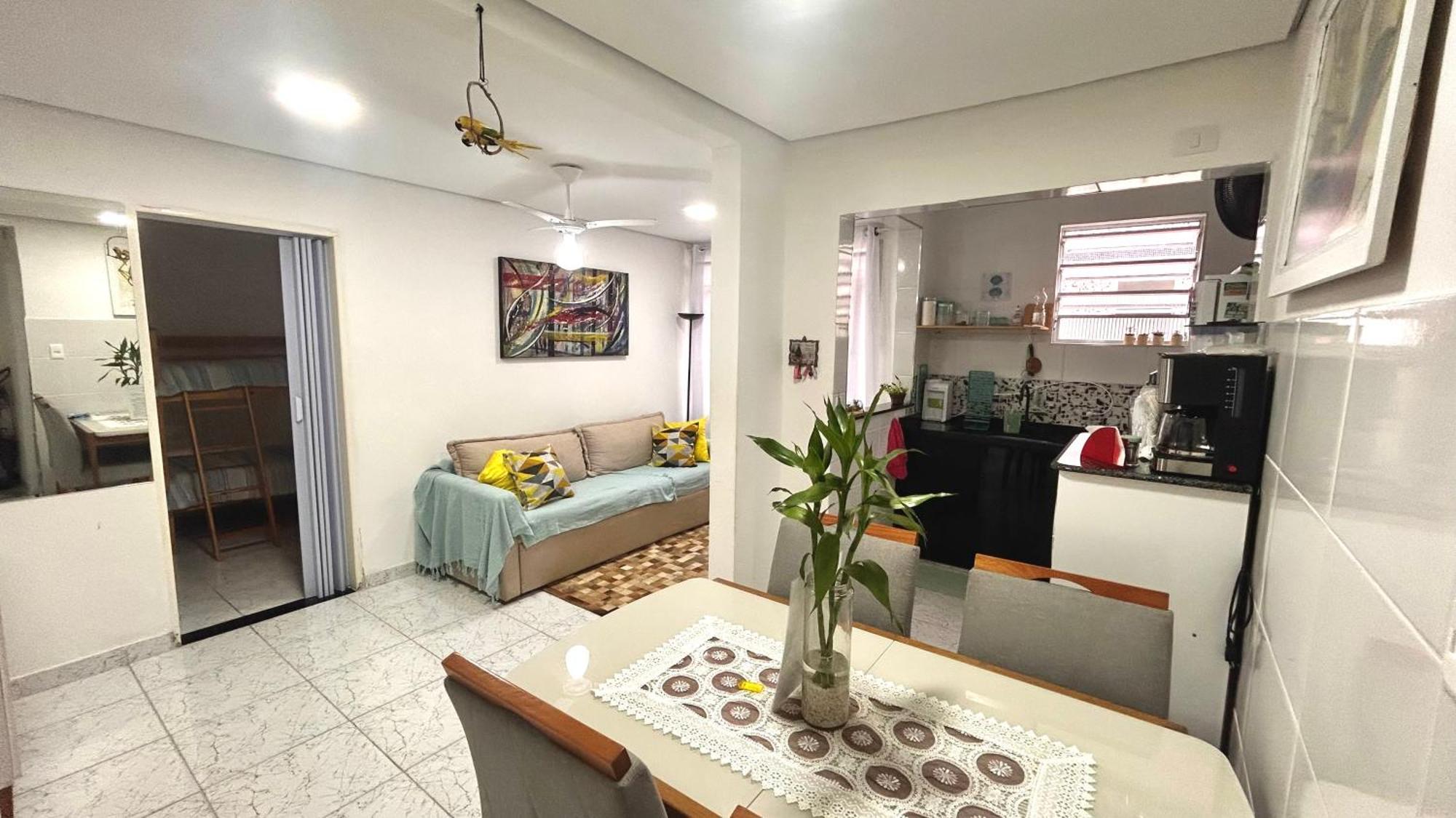 Grande - Canto Do Forte, Check In Manha, 2 Quadras Da Praia, Wi-fi Incluso